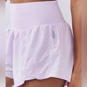 NEW FREE PEOPLE Carpe Diem Shorts LT Purple FP MOVEMENT ATHLETIC SIZE LARGE